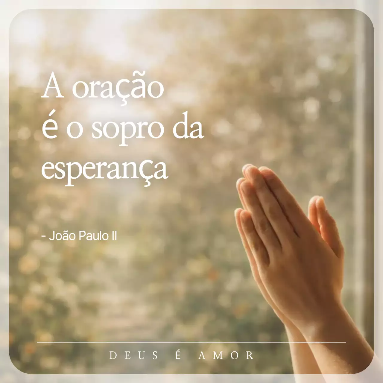 Guia de Oração Simples Bege