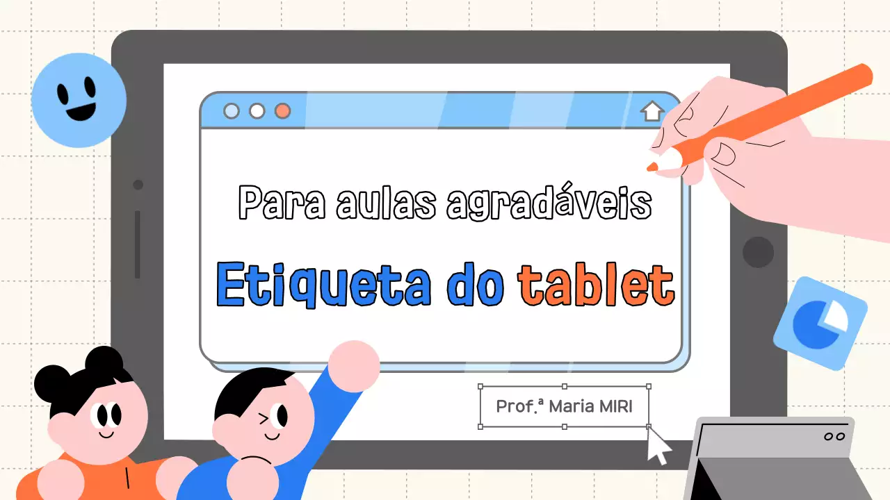 Guia de etiqueta para tablets Blue Simple