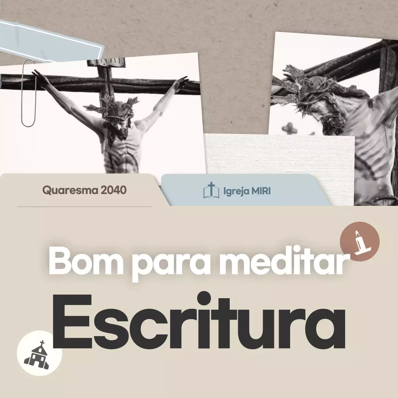 Guia de Versículos Bíblicos para Meditação em Tons de Bege