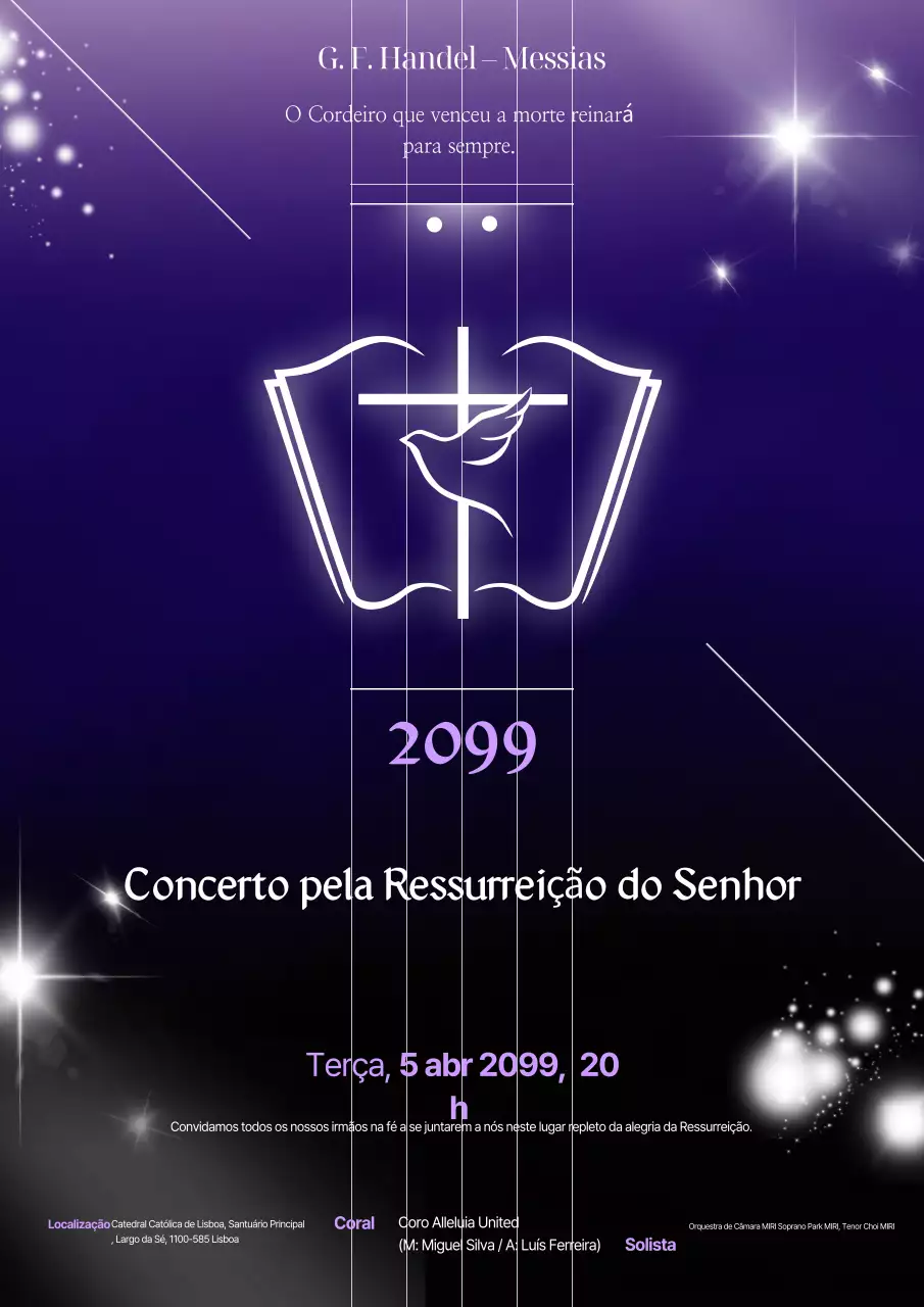 Guia de Concertos de Páscoa da Bora Clean