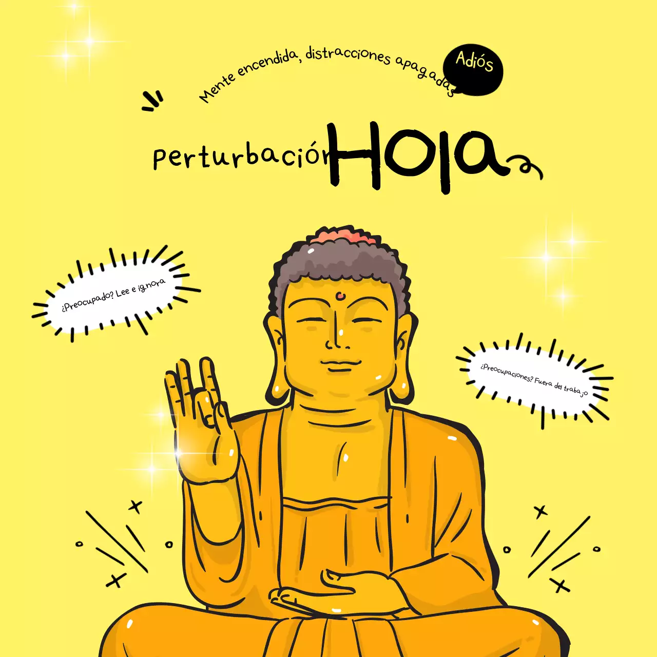 Guía amarilla de meditación budista sencilla