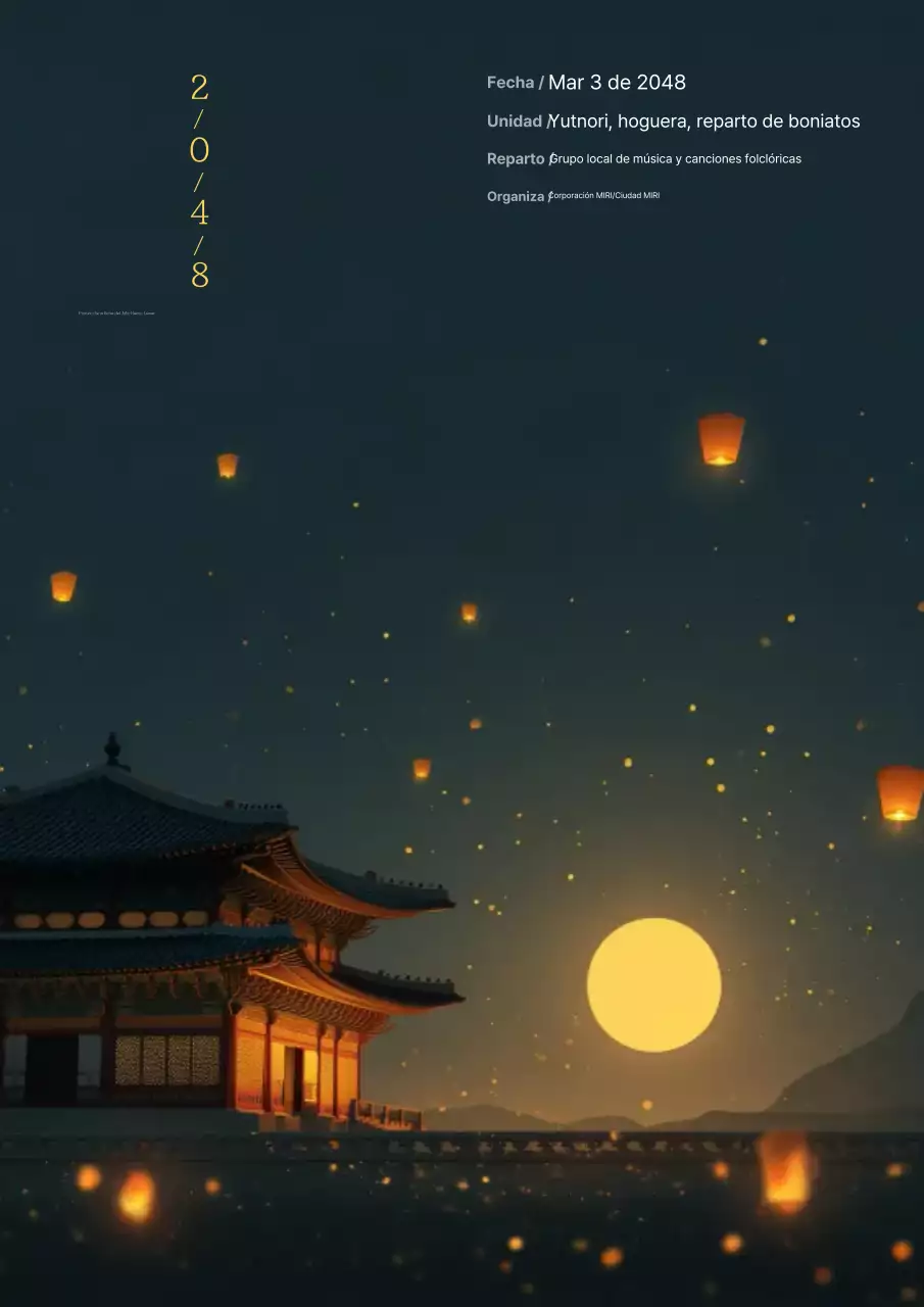 Promoción de un evento budista negro y limpio