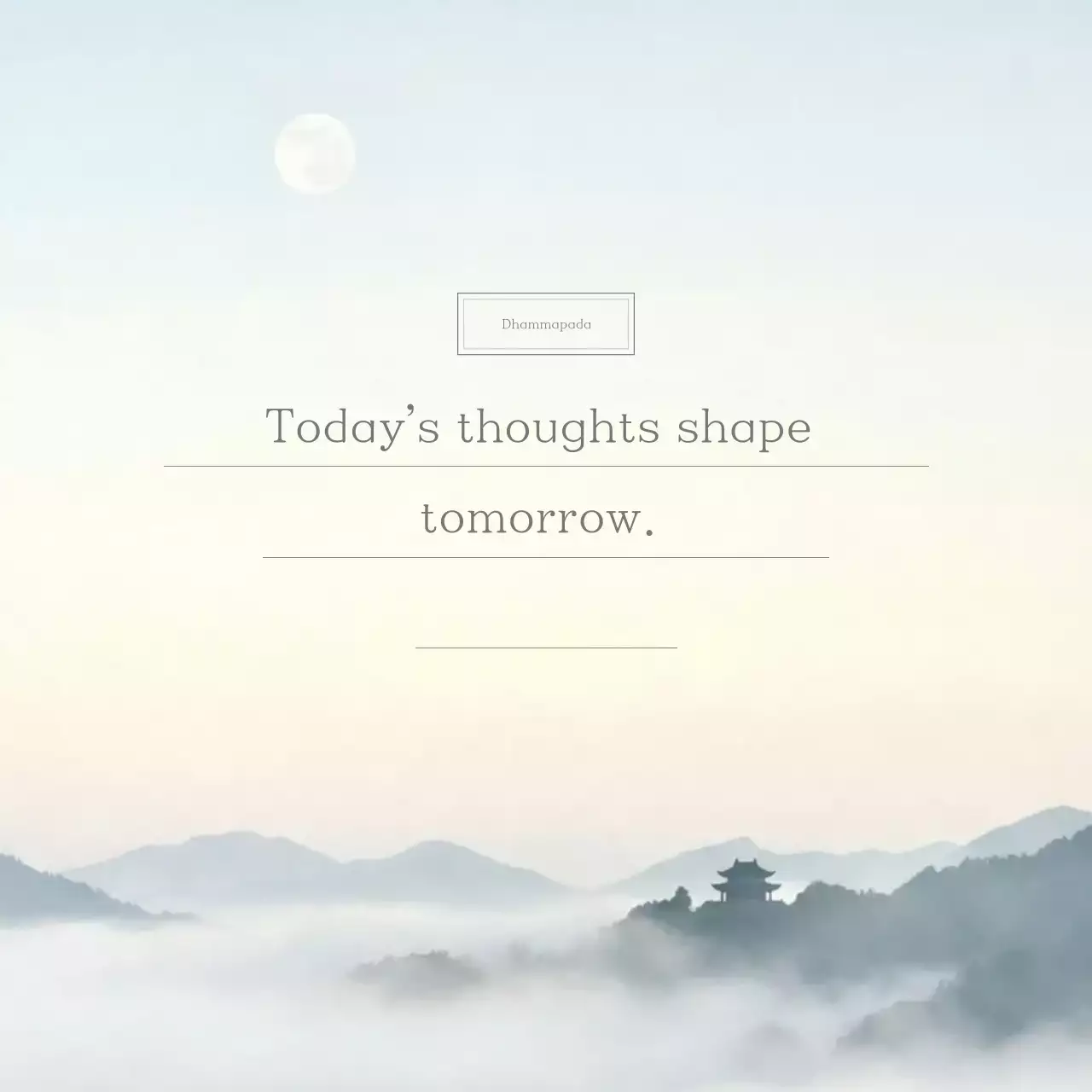 Panduan Frasa Meditasi Minimalis Biru Langit