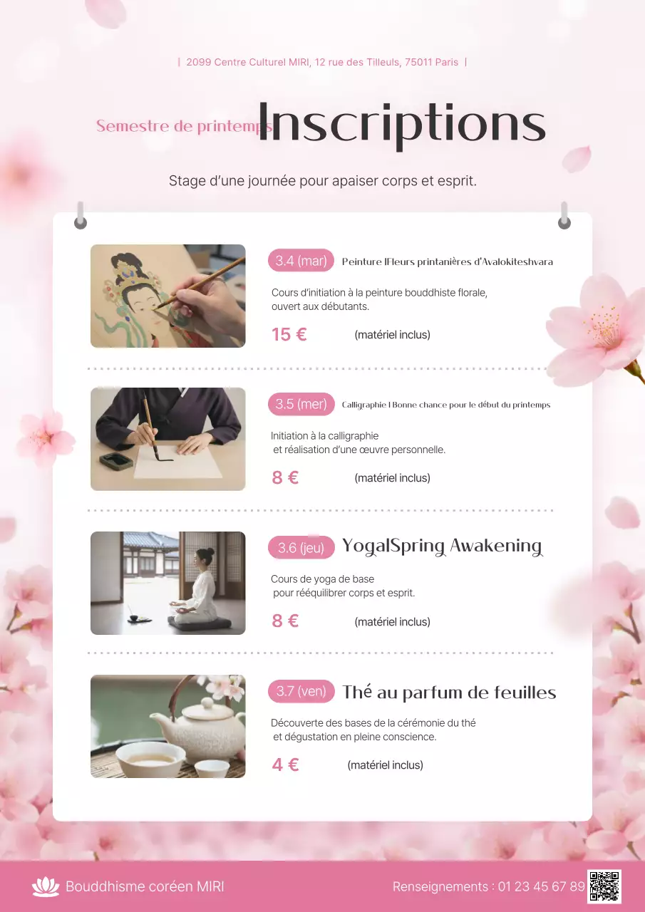 Guide de recrutement des étudiants pour le semestre de printemps de Pink Neat