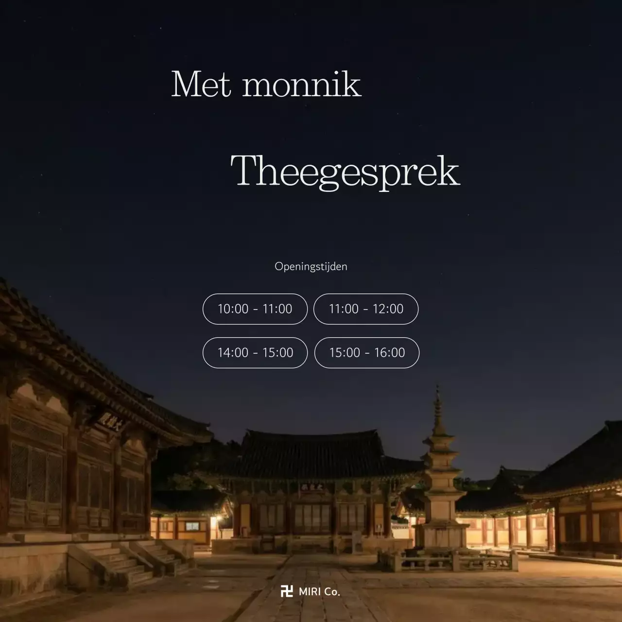 Gids voor de ervaring van de traditionele zwarte tempel