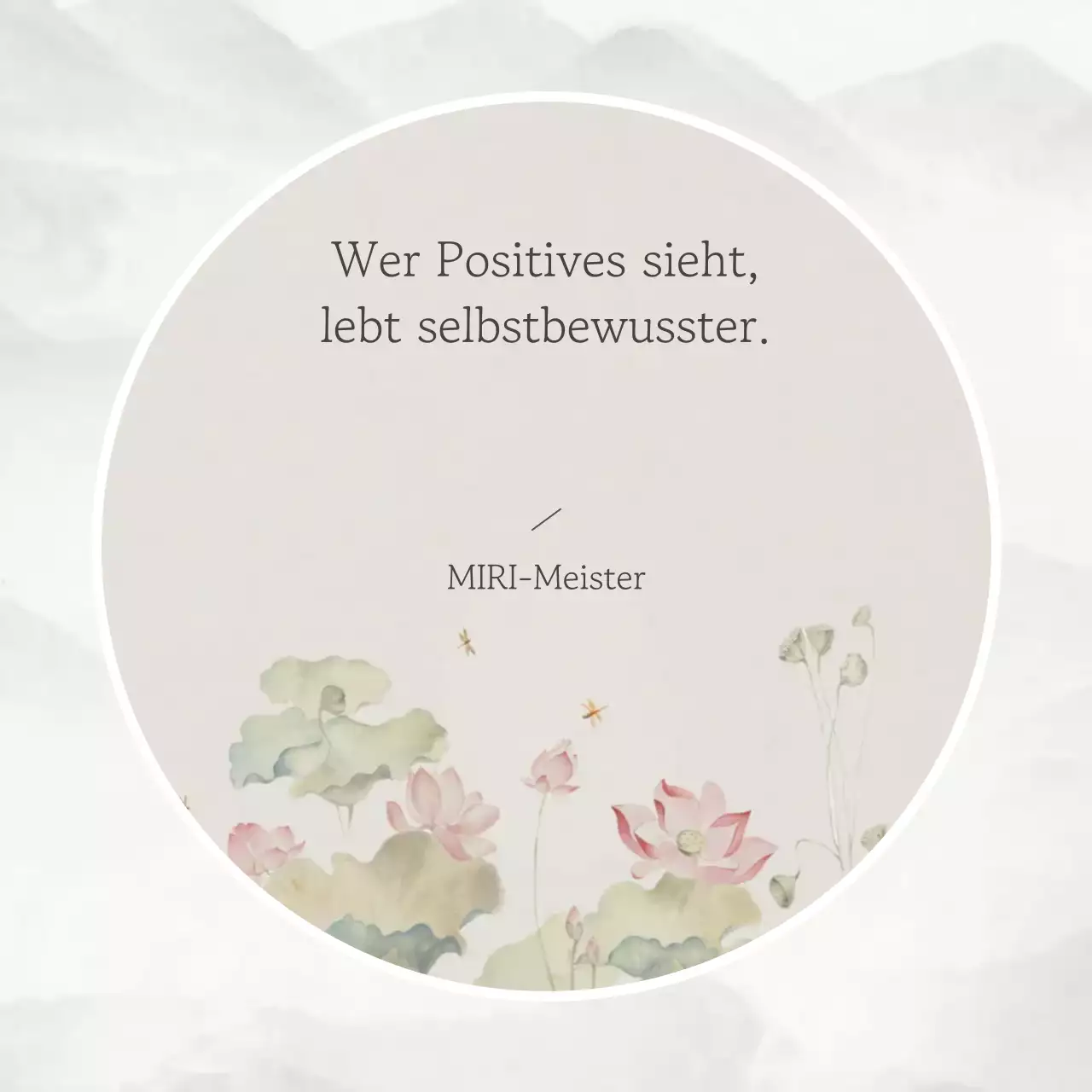 Hellgraue, einfache positive Zitate