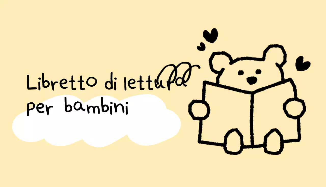 Guida al libretto di lettura giallo carino