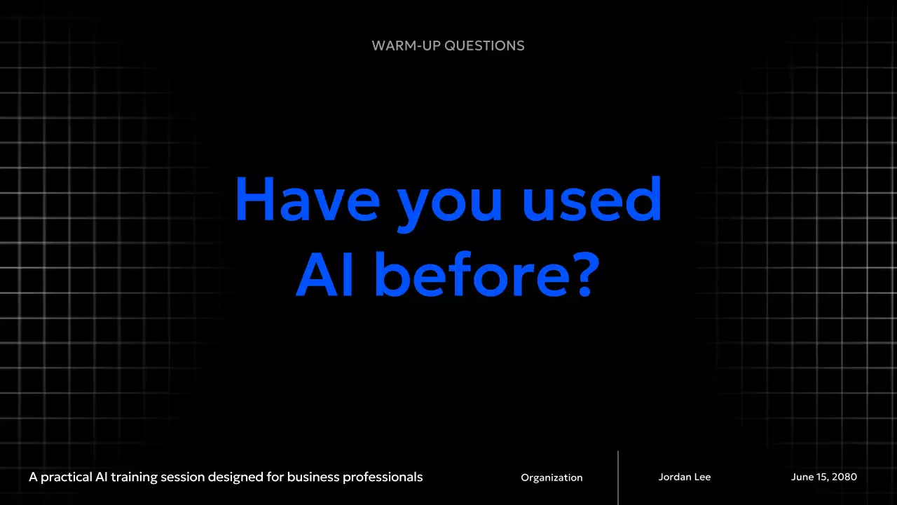 블루 모던 AI 교육 과정