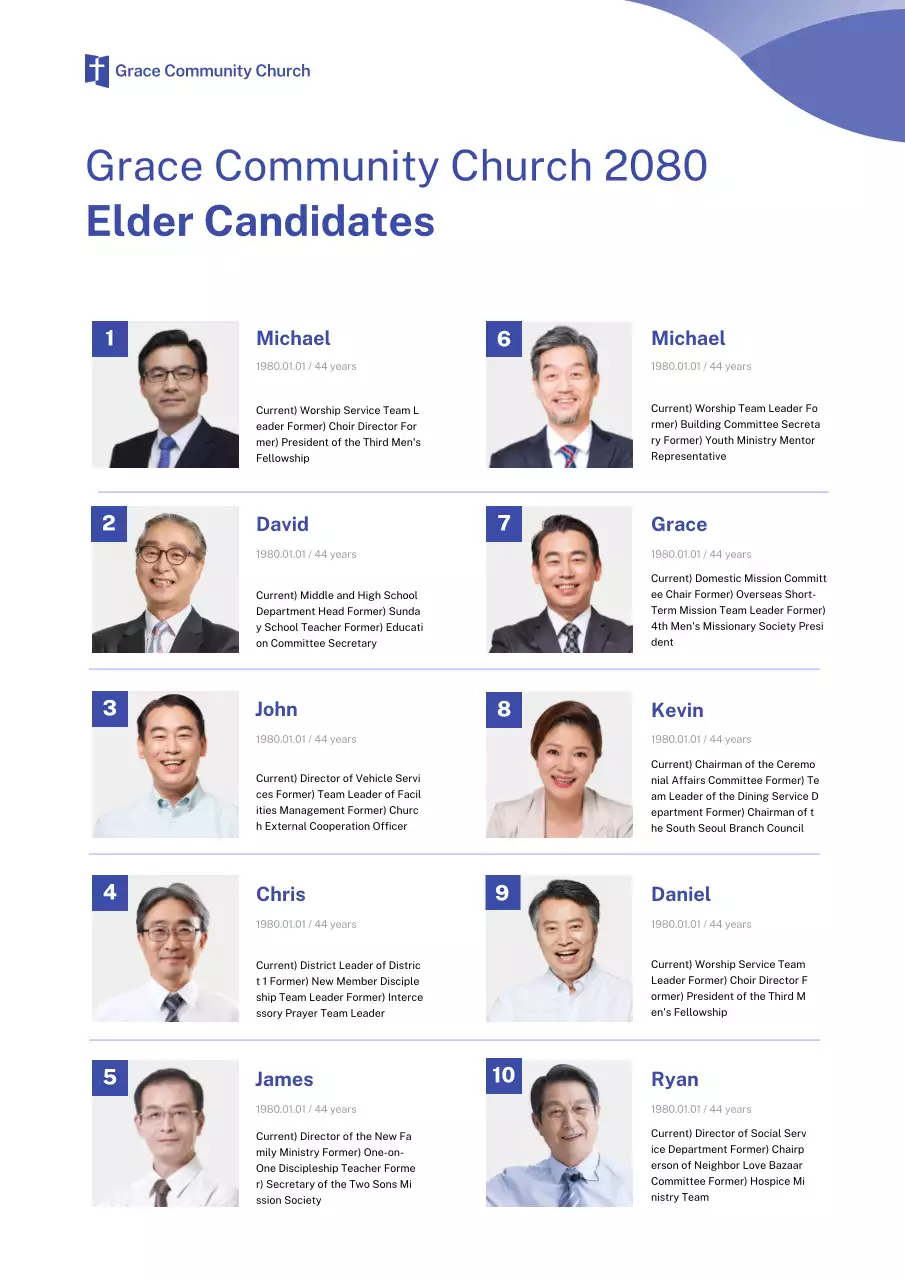 blue simple church elder recruitment