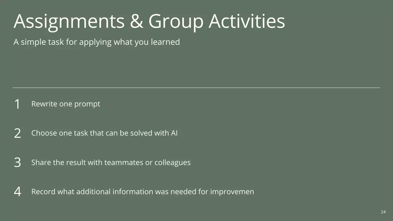 그린 미니멀 AI 학습 가이드