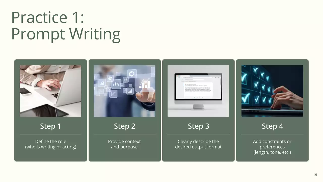 그린 미니멀 AI 학습 가이드