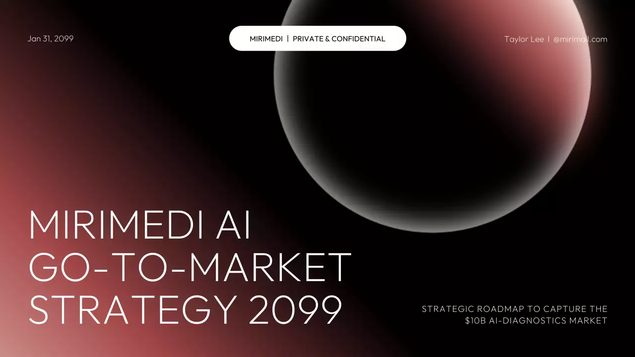 red modern AI strategy plan