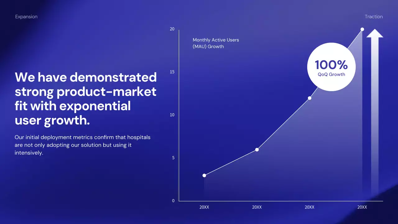 파란색 현대 의학 가이드