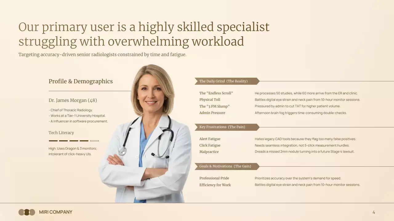 베이지색 현대 방사선학 프레젠테이션