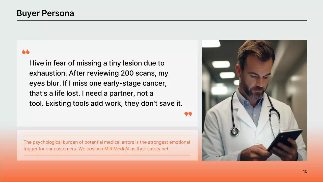 오렌지색 현대 AI 진단 사업