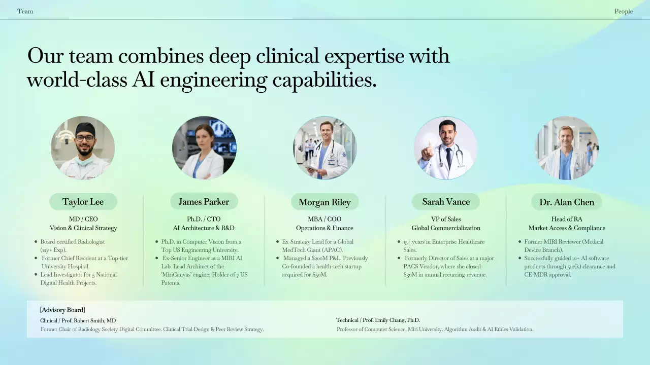 블루 모던 의료 AI 가이드