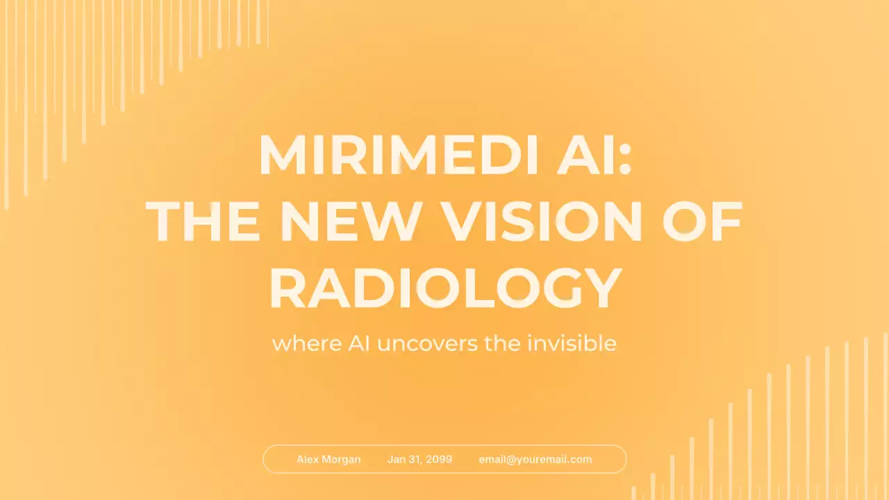 orange modern AI radiology guide