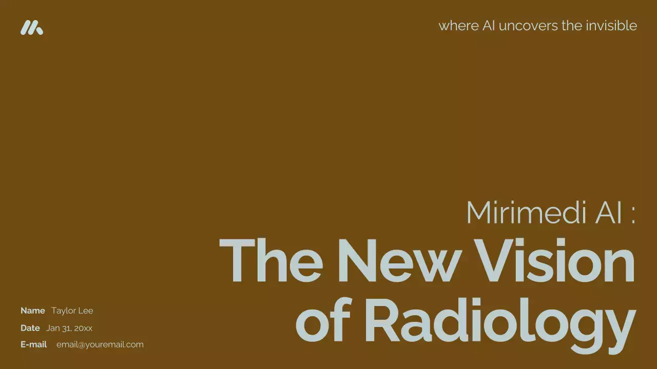 brown modern healthcare presentation