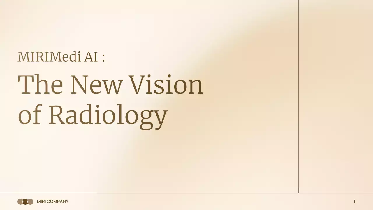 beige modern radiology presentation