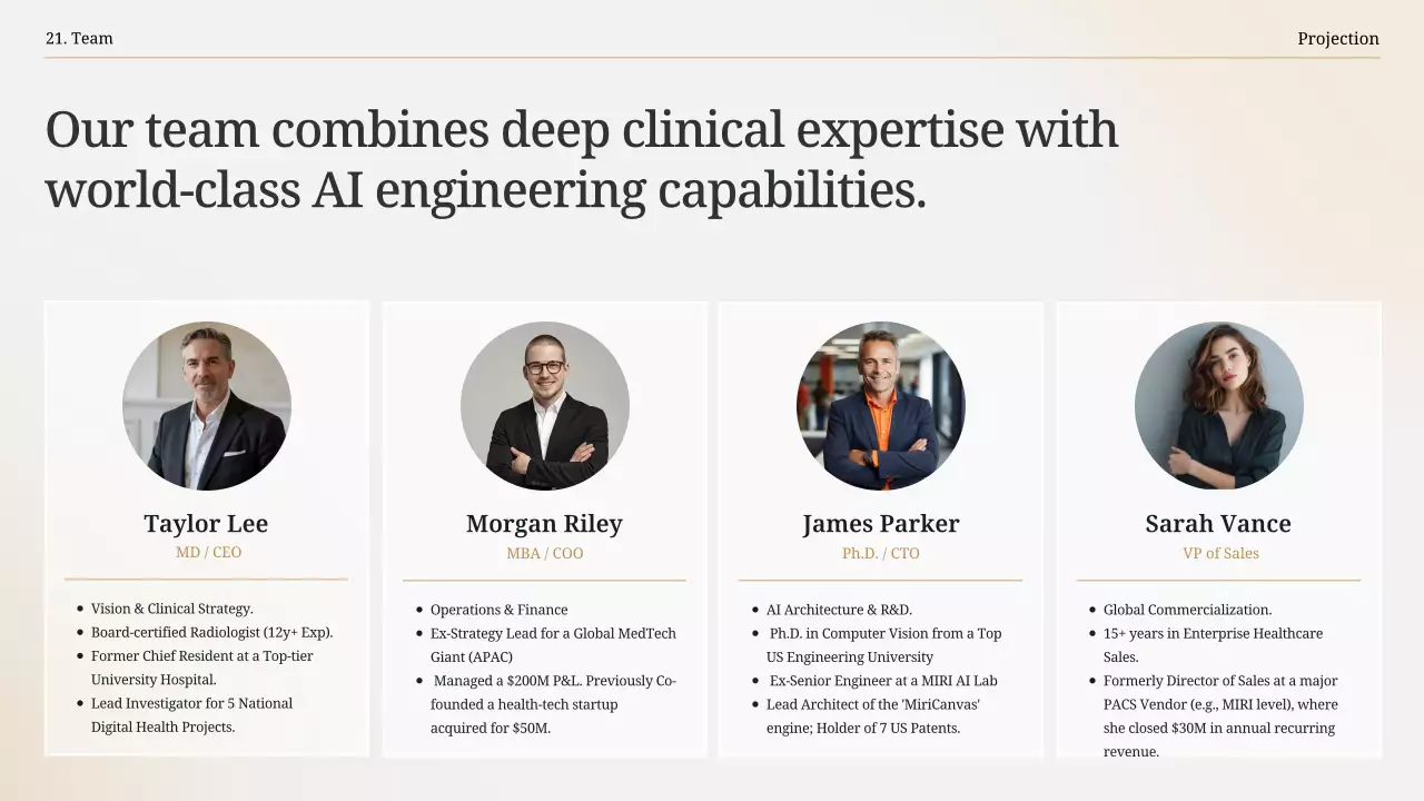 베이지색 현대 방사선학 프레젠테이션