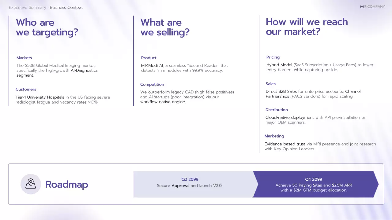 보라색 최신 AI 진단 계획