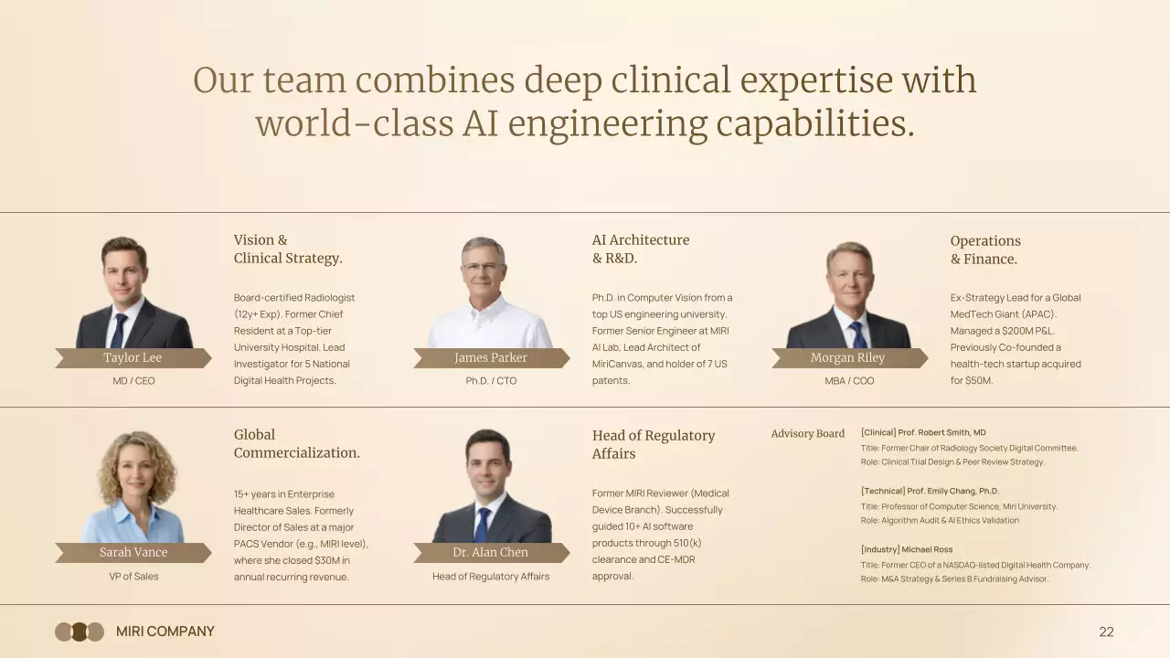 베이지색 현대 방사선학 프레젠테이션