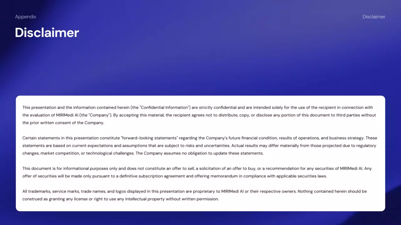 파란색 현대 의학 가이드