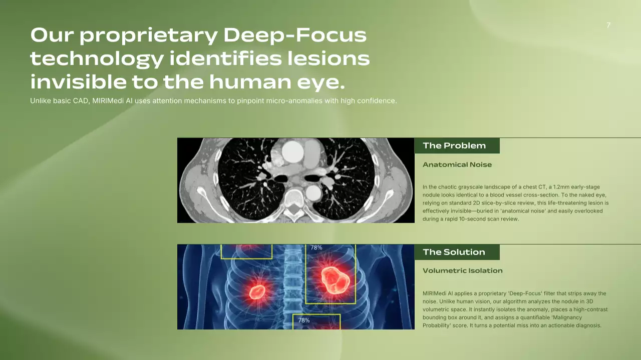 친환경 미니멀리스트 AI 방사선과 사업