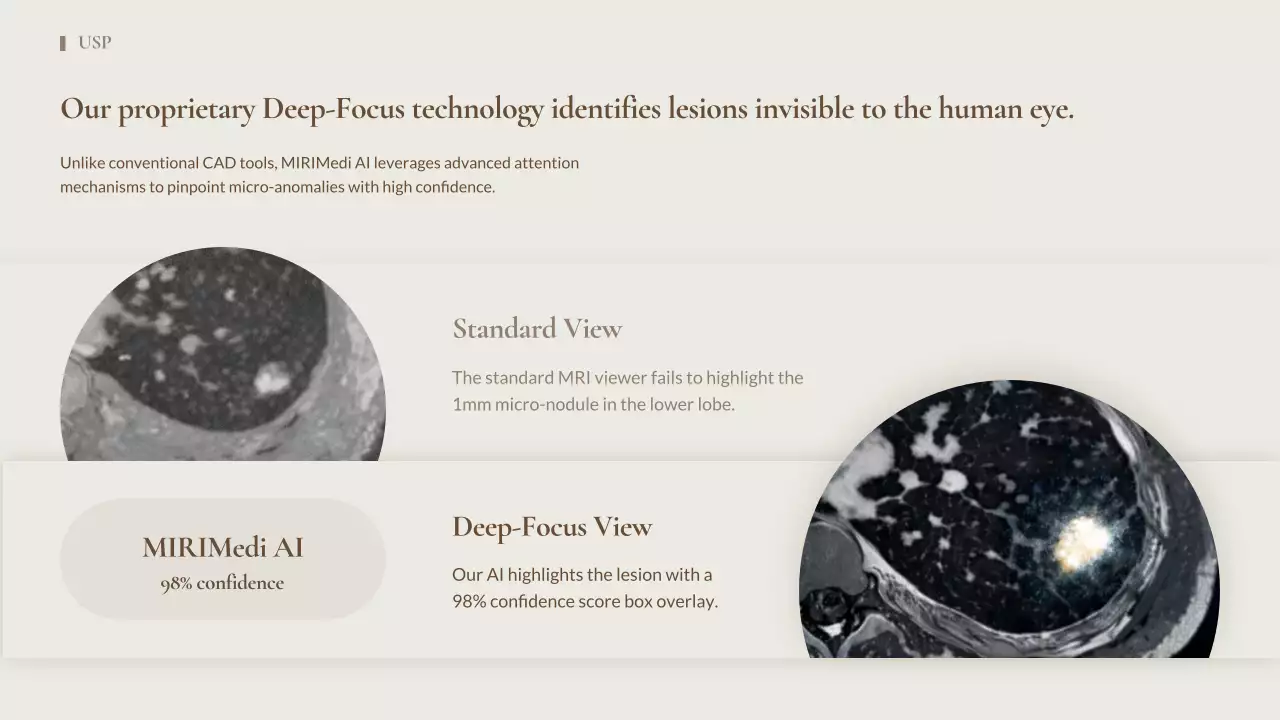 베이지색 최소형 AI 방사선 가이드