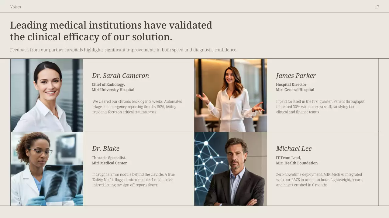 베이지색 현대 방사선학 프레젠테이션