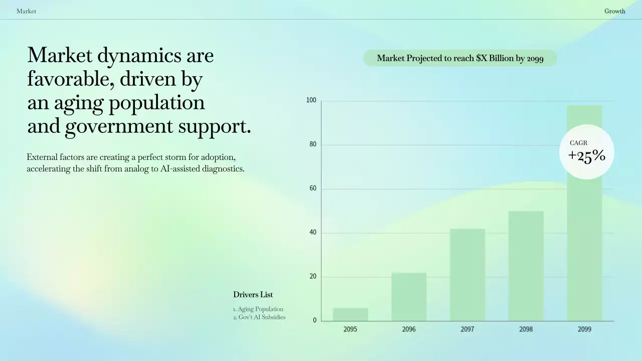 블루 모던 의료 AI 가이드