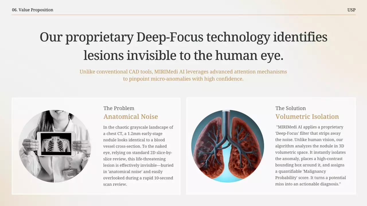 베이지색 현대 방사선학 프레젠테이션