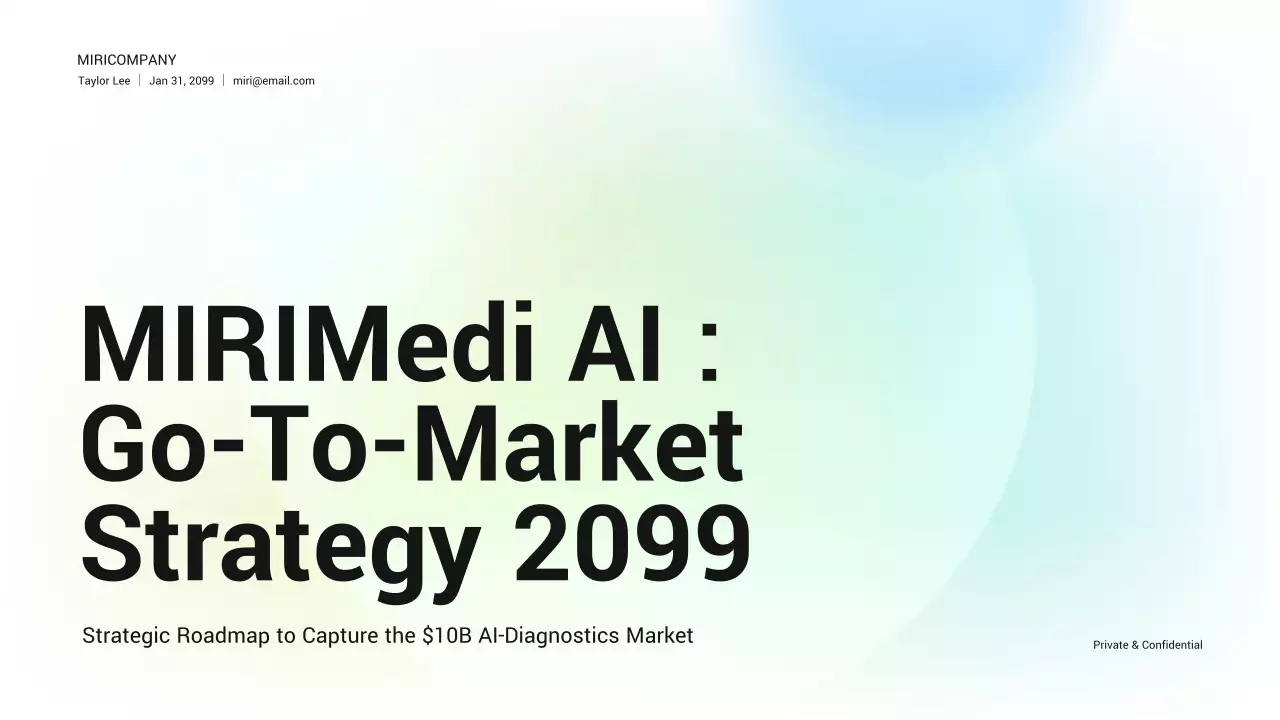 blue clean AI diagnostics business