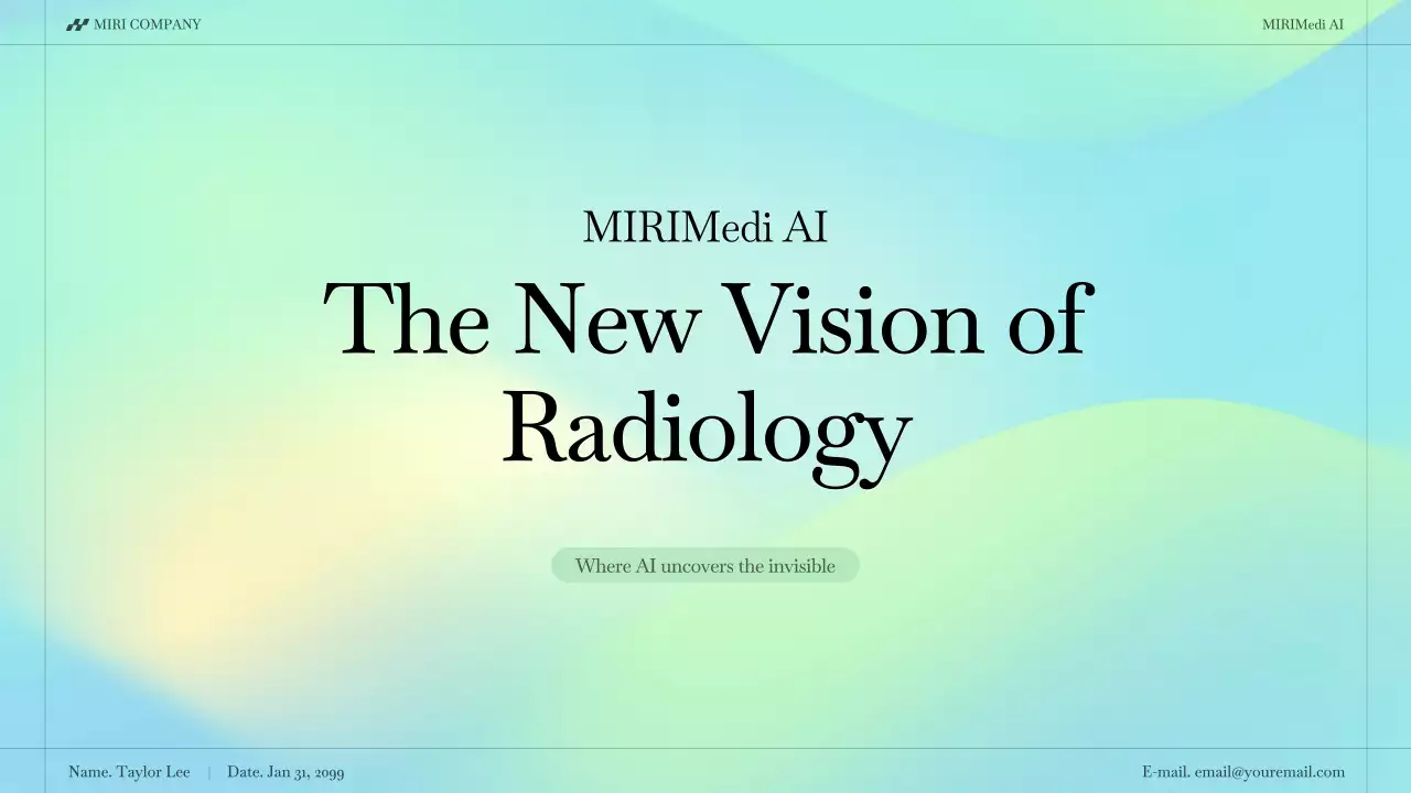 blue modern medical AI guide