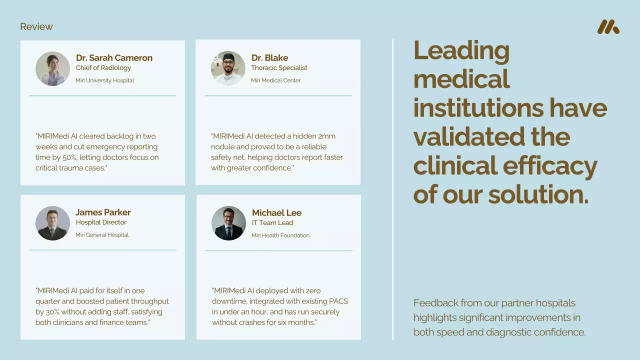 브라운 현대 의료 프레젠테이션