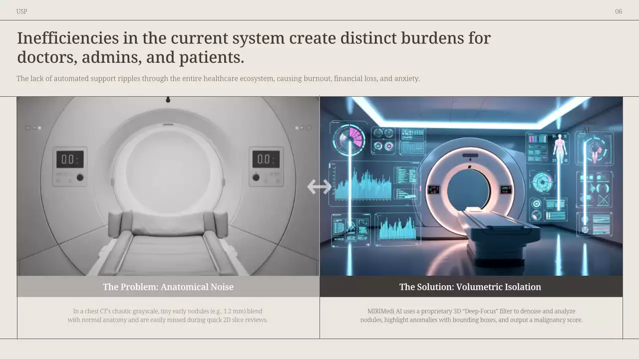 베이지색 현대 방사선학 프레젠테이션