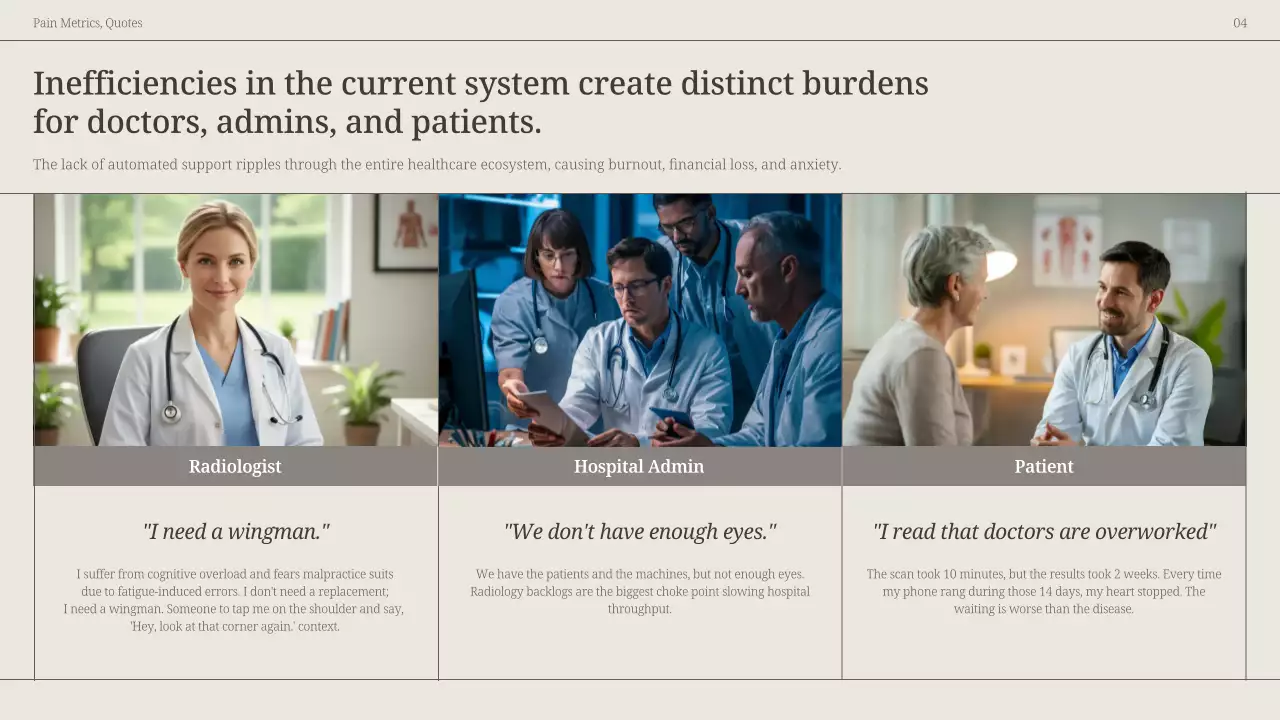 베이지색 현대 방사선학 프레젠테이션