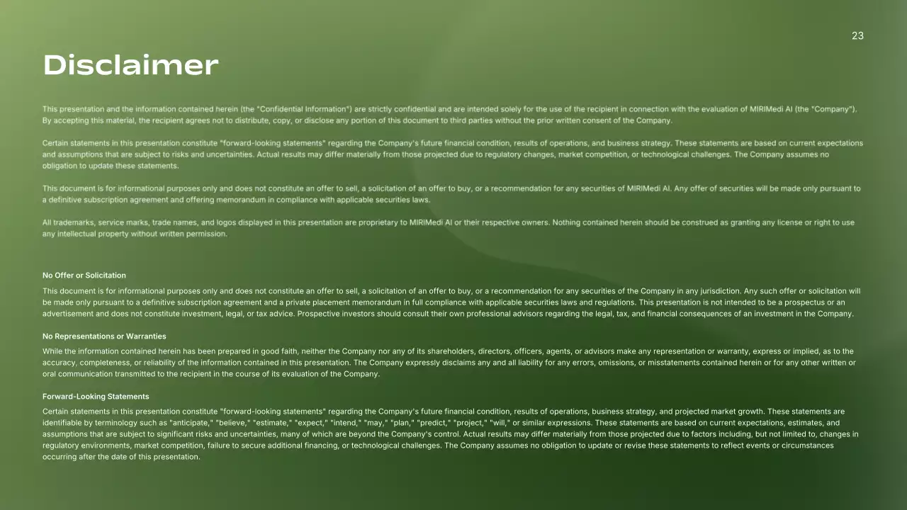 친환경 미니멀리스트 AI 방사선과 사업