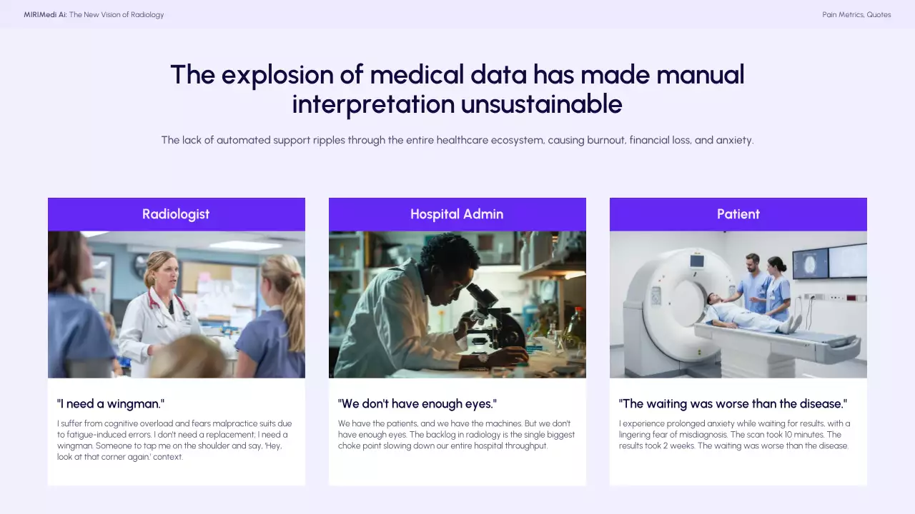파란색 최신 방사선학 프레젠테이션