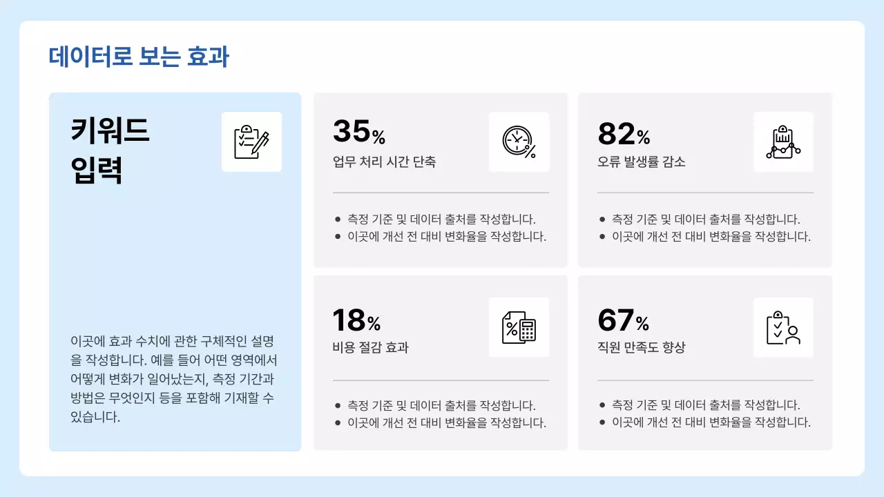 파랑 모던 업무 프로세스 기획서