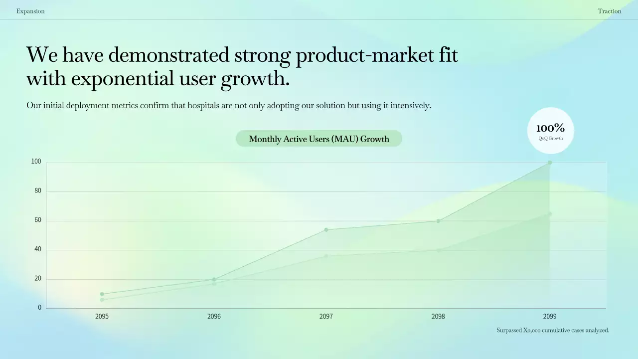 블루 모던 의료 AI 가이드
