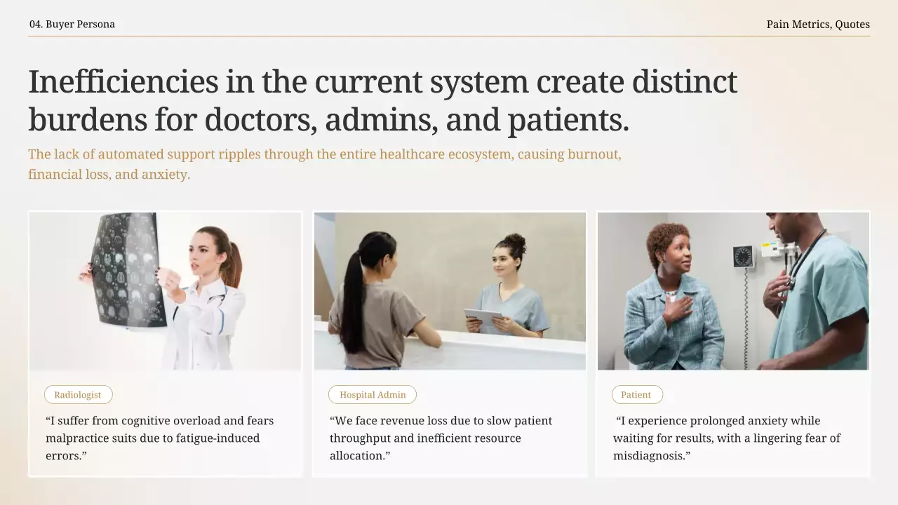 베이지색 현대 방사선학 프레젠테이션