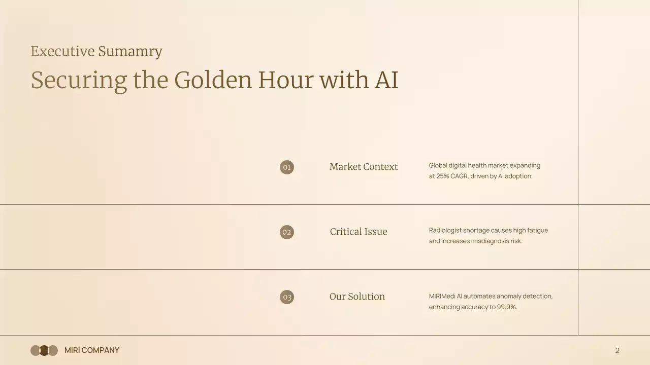 베이지색 현대 방사선학 프레젠테이션