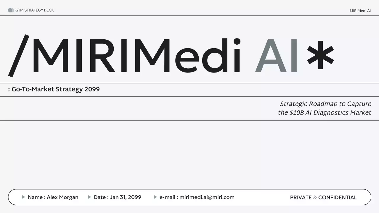 black modern AI diagnostics business