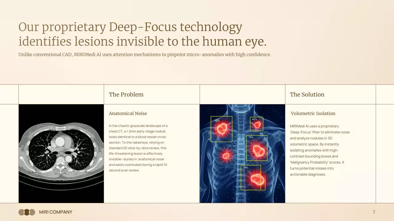 베이지색 현대 방사선학 프레젠테이션