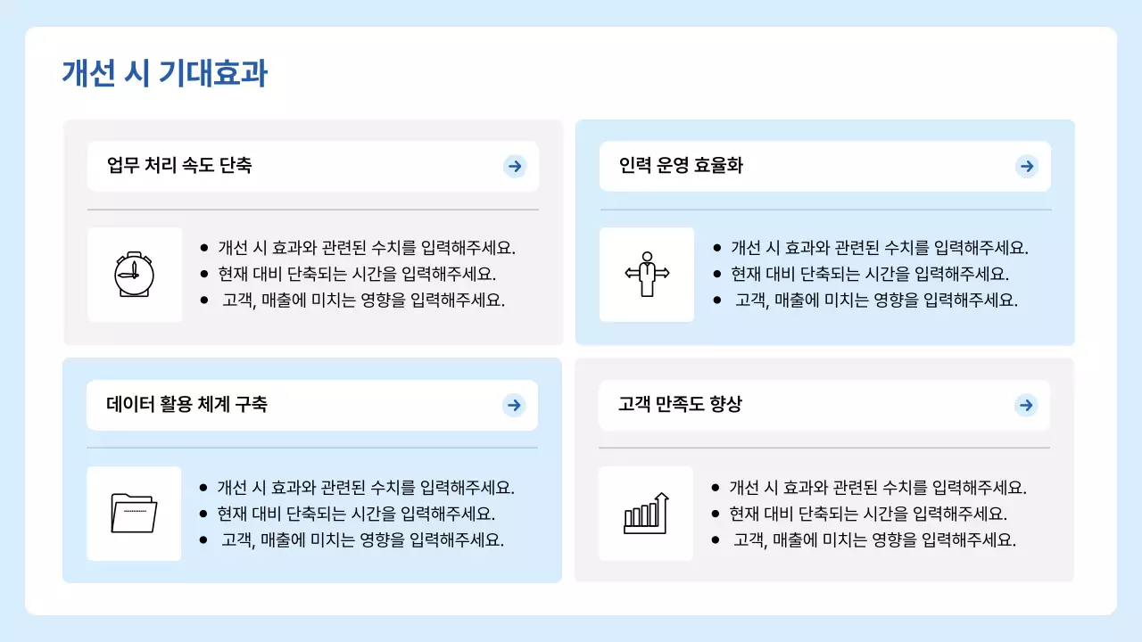 파랑 모던 업무 프로세스 기획서