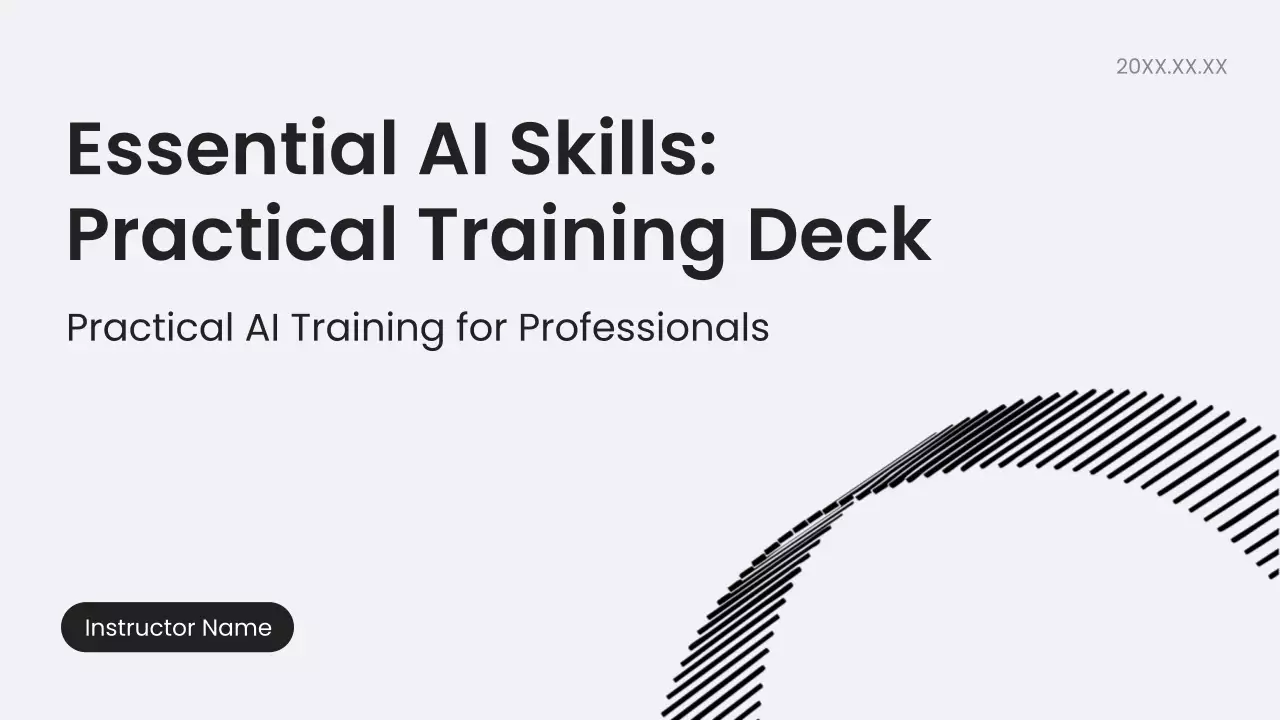 black modern AI training guide