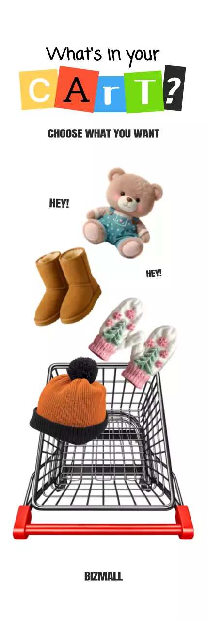 주황 팝아트 쇼핑 광고