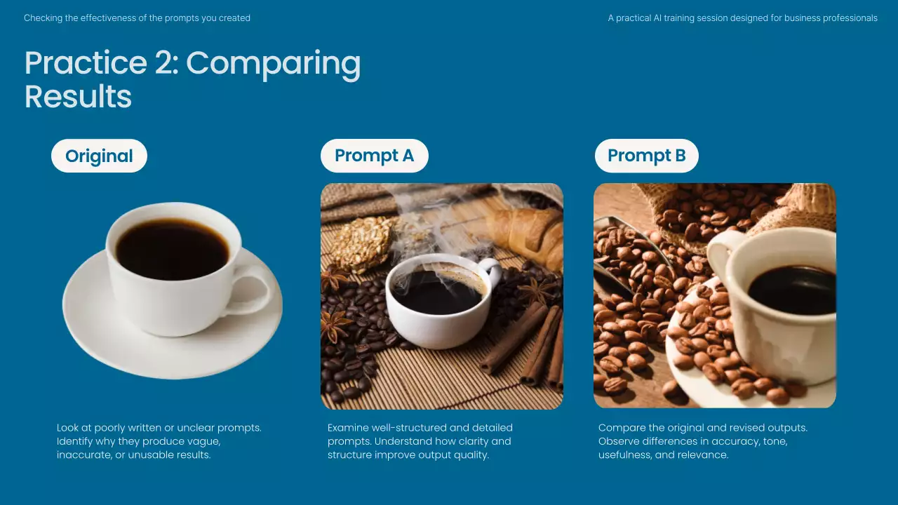 베이지 미니멀 AI 학습 가이드 프레젠테이션