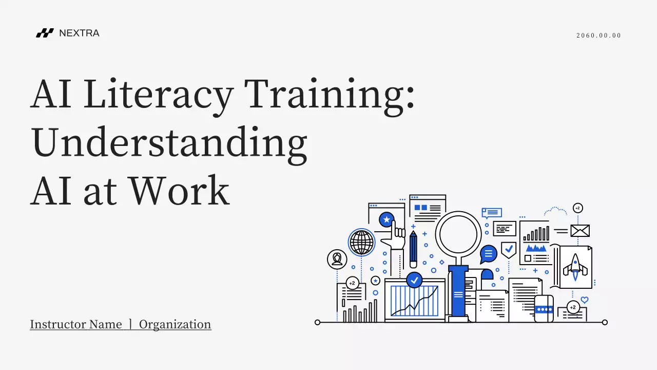 blue minimal AI training guide